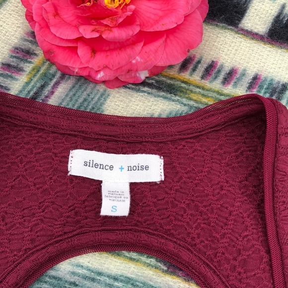 UO Silence + Noise Merlot Dress - Picture 2 of 6